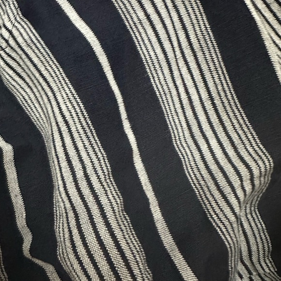 Rails Angela Striped Linen Blend Pants Jumpsuit. Size Large. Dark Navy and White - Picture 7 of 8